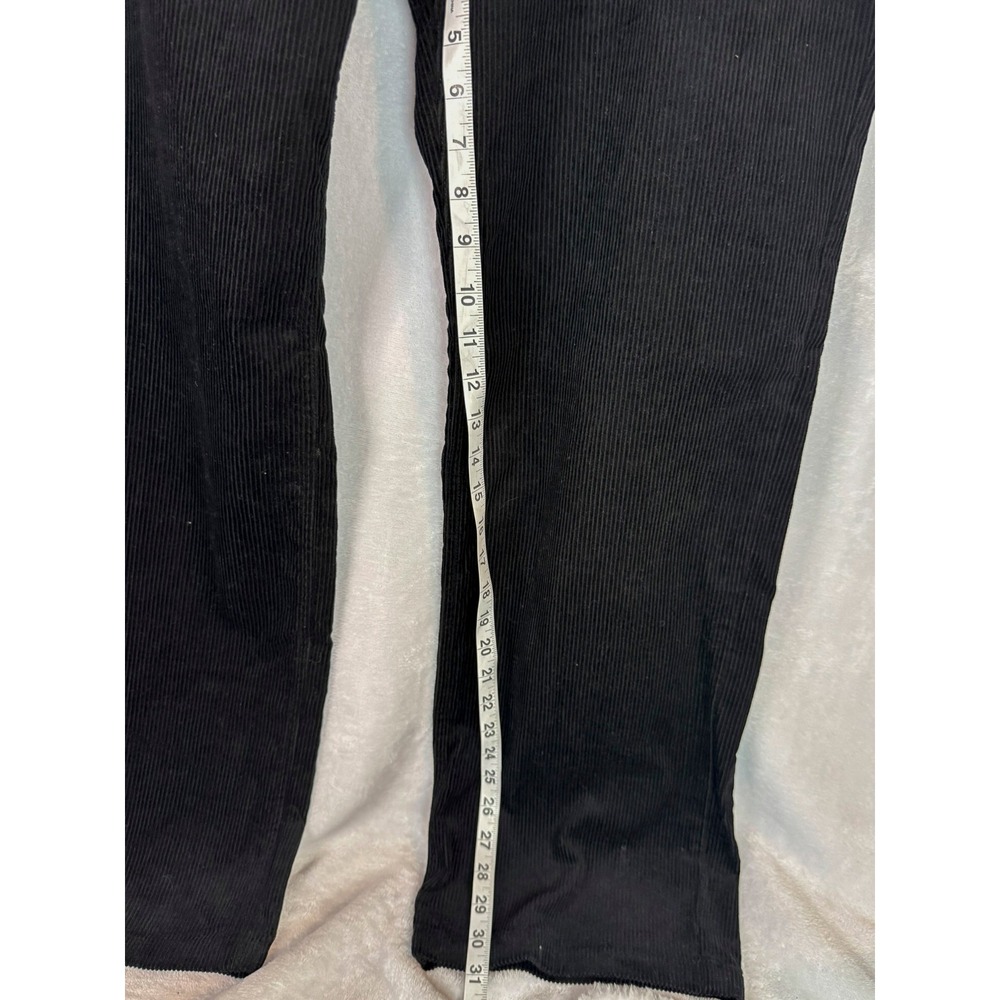 Princess Polly Uptown Cord Pants Black Wide Leg Corduroy NWT US 8 AU 12 - Picture 4 of 12